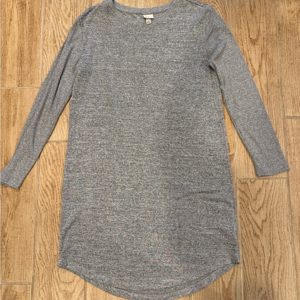 A New Day Heather Gray Knit Top